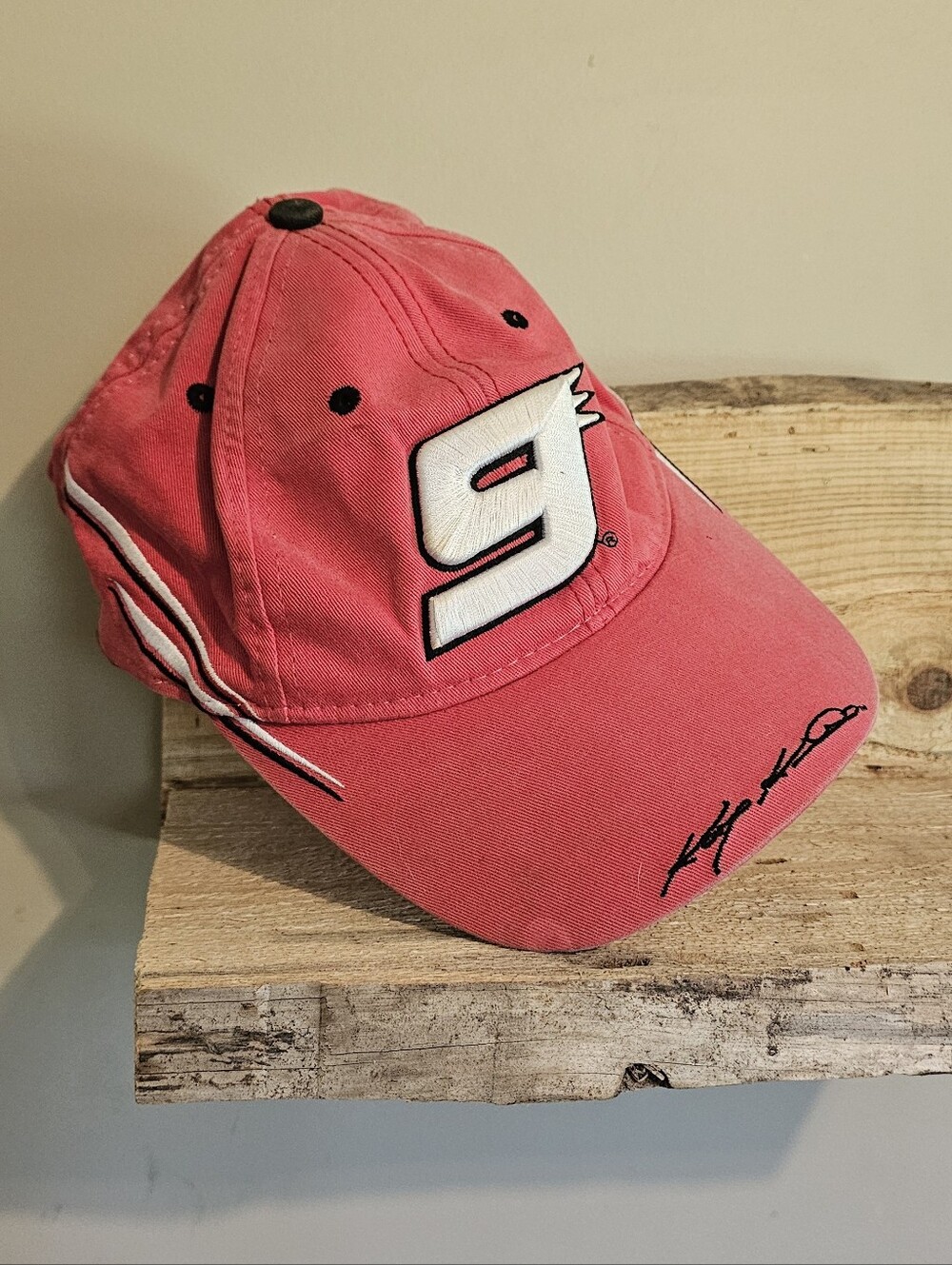NASCAR Kasey Kahne Hat #9 Dodge Racing Red Cap One Size Embroidered Signature